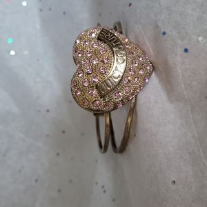 Juicy Couture Pink Heart Bracelet